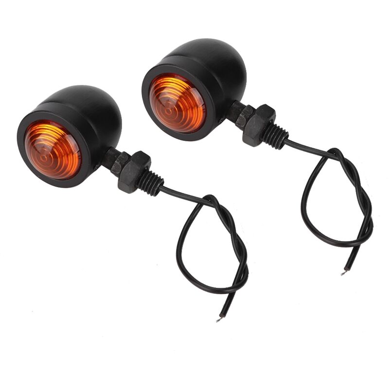 Stück Retro-blinker Aus Metall Für Motorräder
