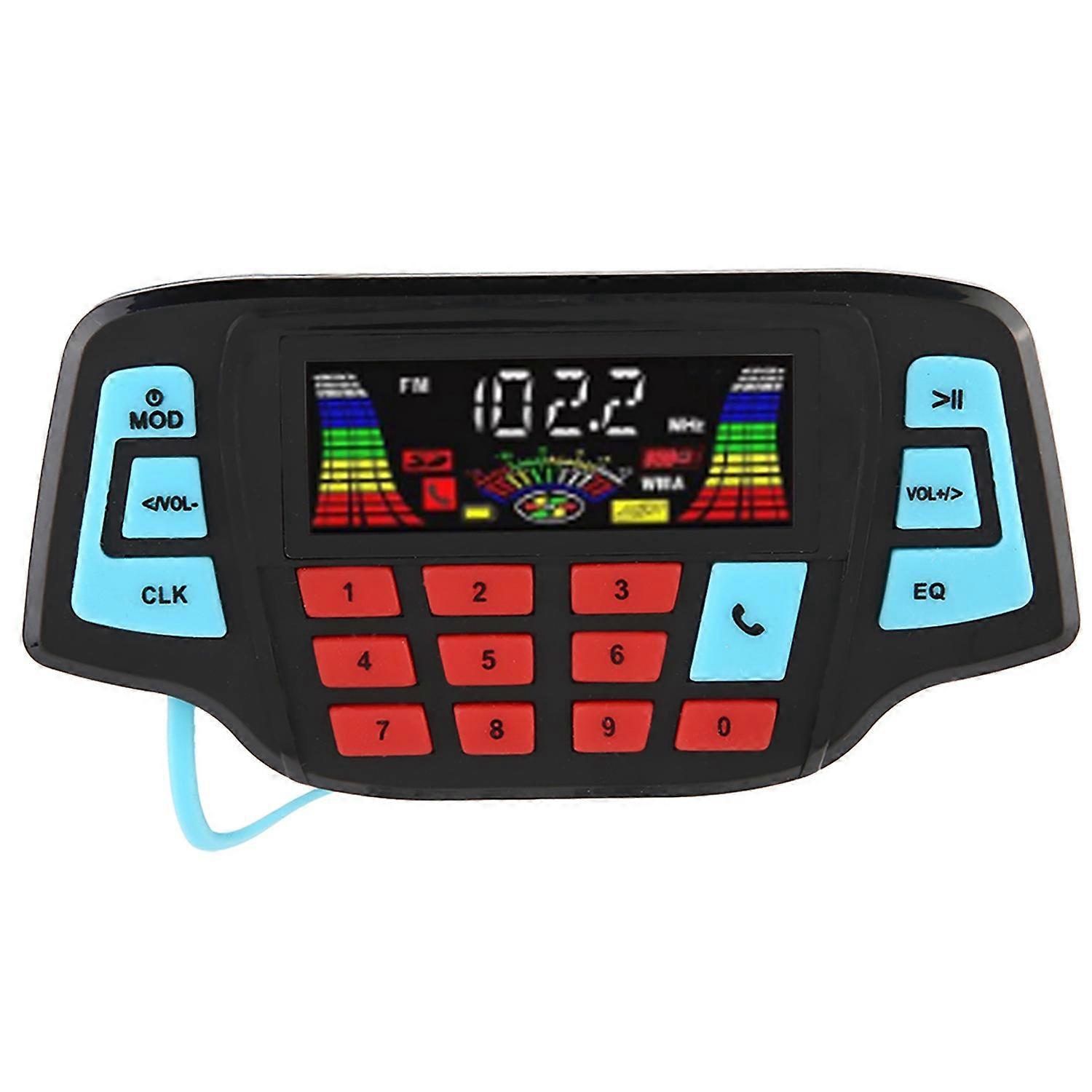 Wasserdichtes Motorrad-bluetooth-mp3-player-audiosystem Mit Stereolautsprechern Und Usb-speicherkartenhalterung