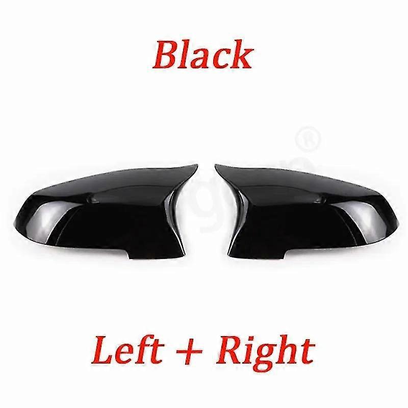 2x Außenspiegelkappen In Carbonfaser-optik, Schwarz, Für Bmw 5er, 6er, 7er F10, F11, F18, F07, F12, F13, F06, F01, F02 Lci – Schwarz