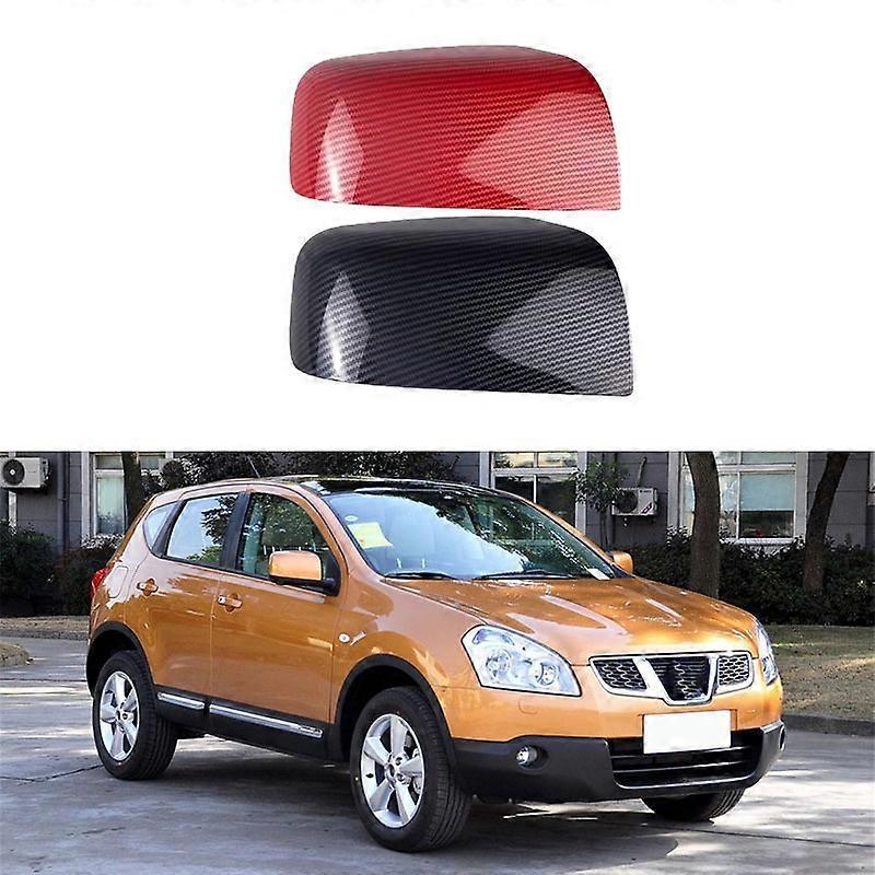 Passend Für Ältere Qashqai-modelle (08-15): Rückspiegelgehäuse, Carbonfaser-optik, Reflektorabdeckung Rechts (beifahrerseite), Schwarze Carbonfaser