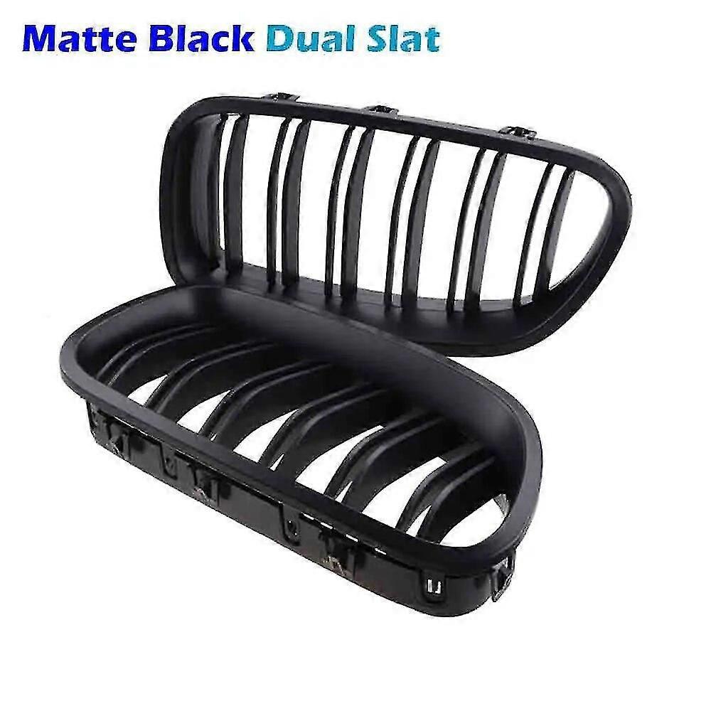 Doppelgrill Mit Nierendesign, Schwarz, Passend Für Bmw F10 F11 F18 5er (2010–2016), Autozubehör, Ersatzteil – Nierengrill 3