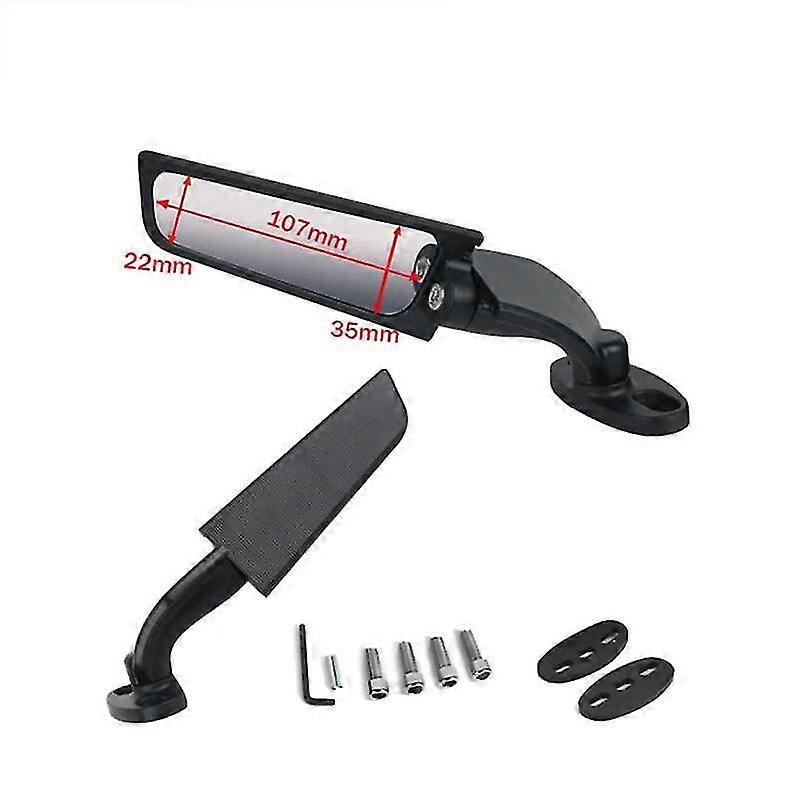 Motorradspiegel, Modifizierter Windabweiser, Verstellbarer Und Drehbarer Rückspiegel, Motorradzubehör Für Yamaha Yzf R6 R1 R25 R3 R125 R15 – Ohne Licht