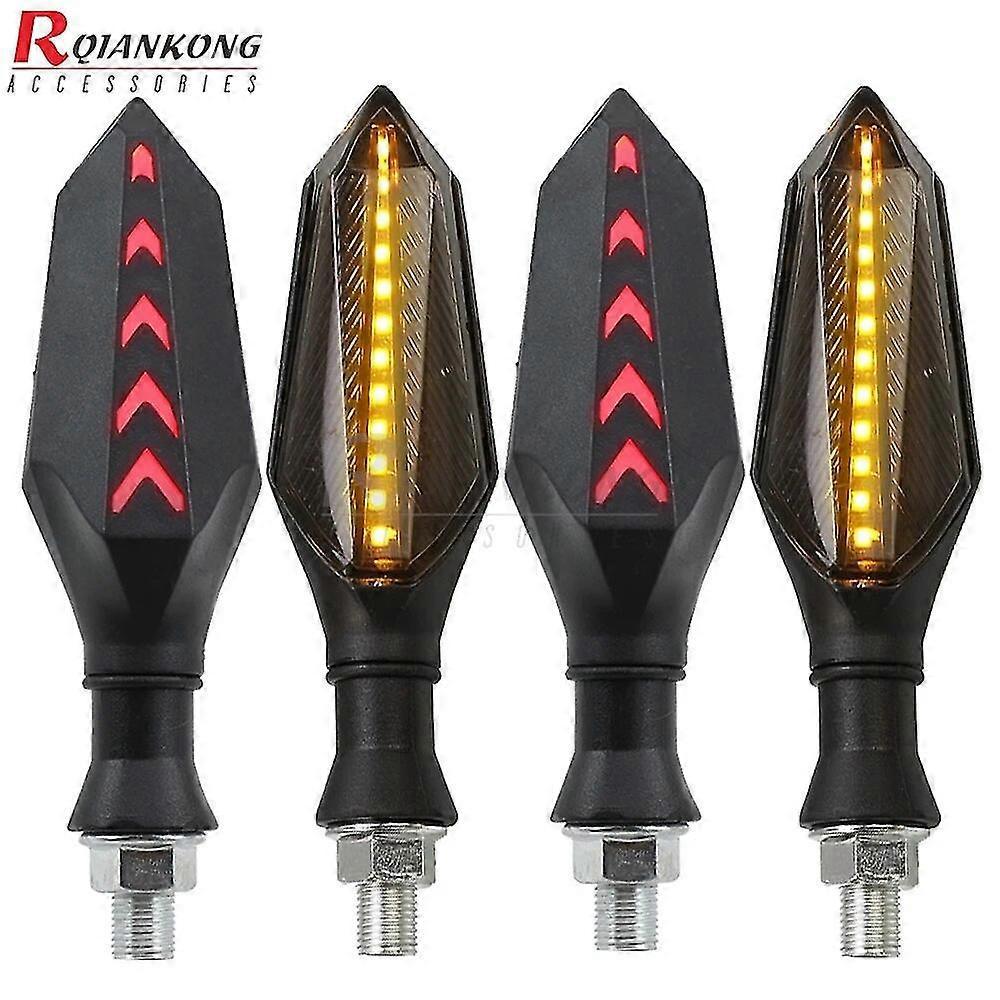 2 Stück Motorradscheinwerfer U2 Fern- Und Abblendlicht Led-fahrscheinwerfer, Schwarze Zusatzlampe, 1200 Lm, 30 W, 12 V, Motocross-teile – 4 Stück