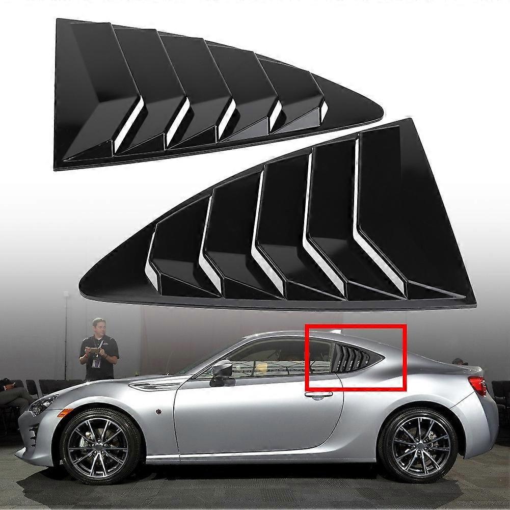 Paar Seitenfenster-lüftungsgitter-abdeckungen Für Toyota 86/scion Fr S Subaru Brz 13-18 Schwarz