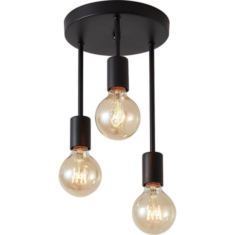 Tomshine Retro-kronleuchter Mit 3 Schirmen, Hängeleuchte