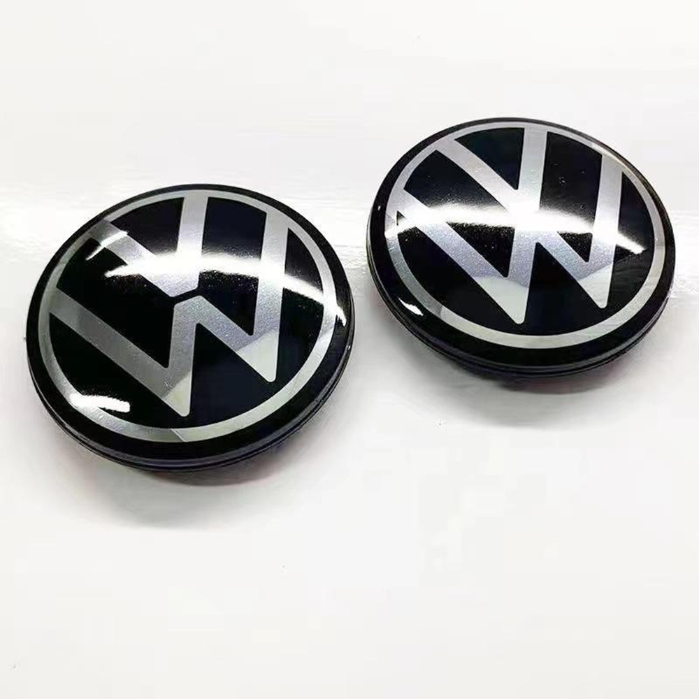 1x 56-mm-radnabenkappe Mit Spiegeleffekt, Kompatibel Mit Volkswagen Bora, Sagitar, Lavida, Jetta, Magotan, Santana, Passat, Polo – Schwarz