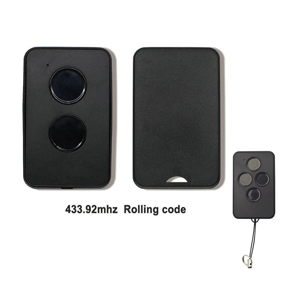 Came Top432na Ev 433,92 Mhz Rolling Code Universal-fernbedienungen Mit 2 Und 4 Tasten – Doorhan Garagen- Und Torsender, 2er-pack, Schwarz