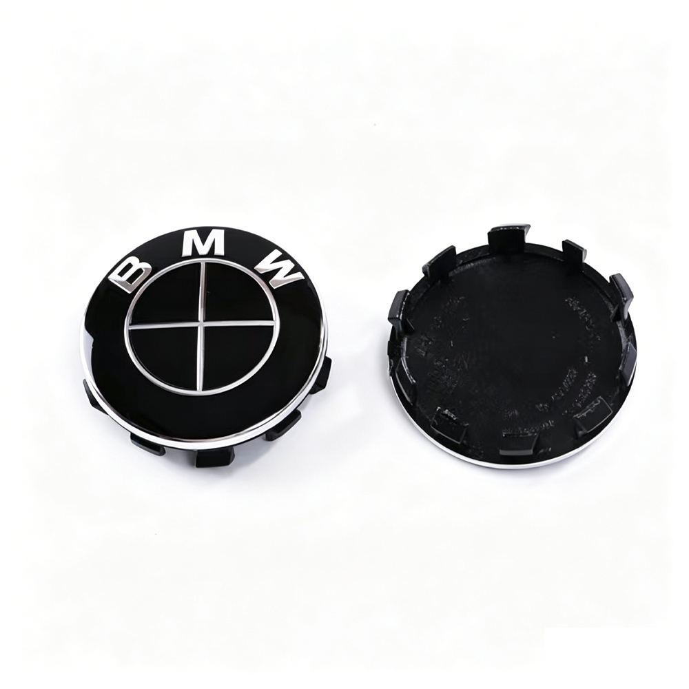Satz Mit 4 Radnabenkappen (56 Mm) Für Bmw 1er, 3er, 5er, 7er, X1, X3, X4, X5 Und X6, Radnabenkappen, Radzubehör, Schwarz