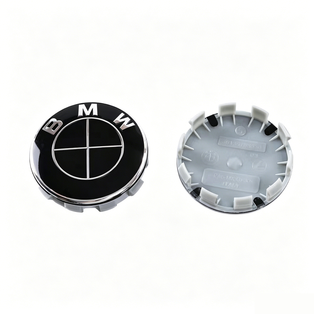 68-mm-radnabenkappe Für Bmw 1er, 3er, 5er, 7er, X1, X3, X4, X5, X6, Felgen-mittelkappe, Radnabenblende, 4er-set, Schwarz