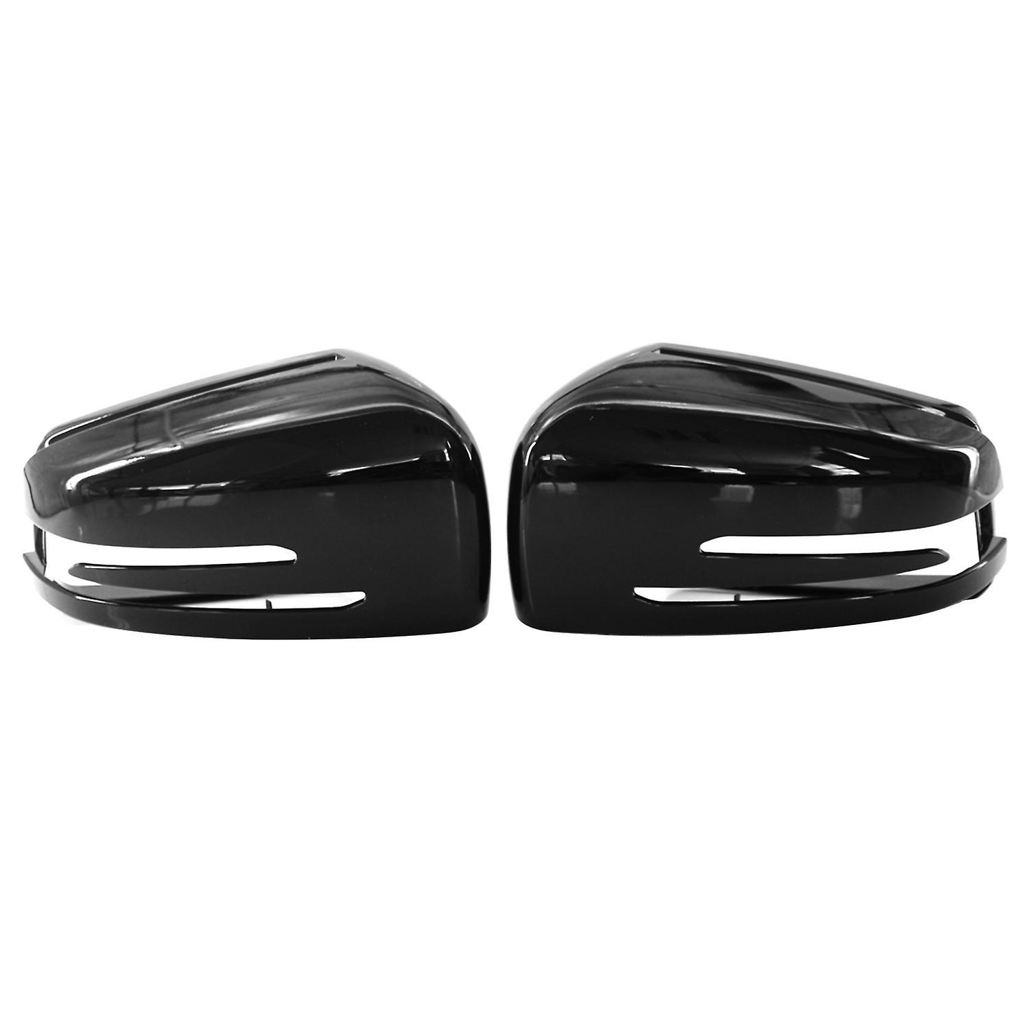 Paar Schwarze Spiegelkappen Als Ersatz Für Mercedes-benz E- Und C-klasse W212, W204 Und W221 (2009–2013)