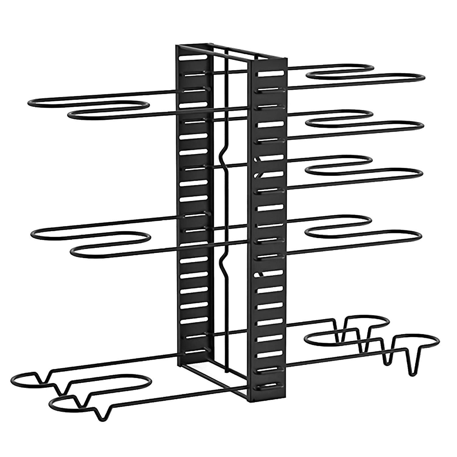 Topf- Und Pfannenorganizer Für Den Schrank, 8-stöckiges Topfregal Für Die Küchenorganisation, 3 Diy-methoden, Verstellbar