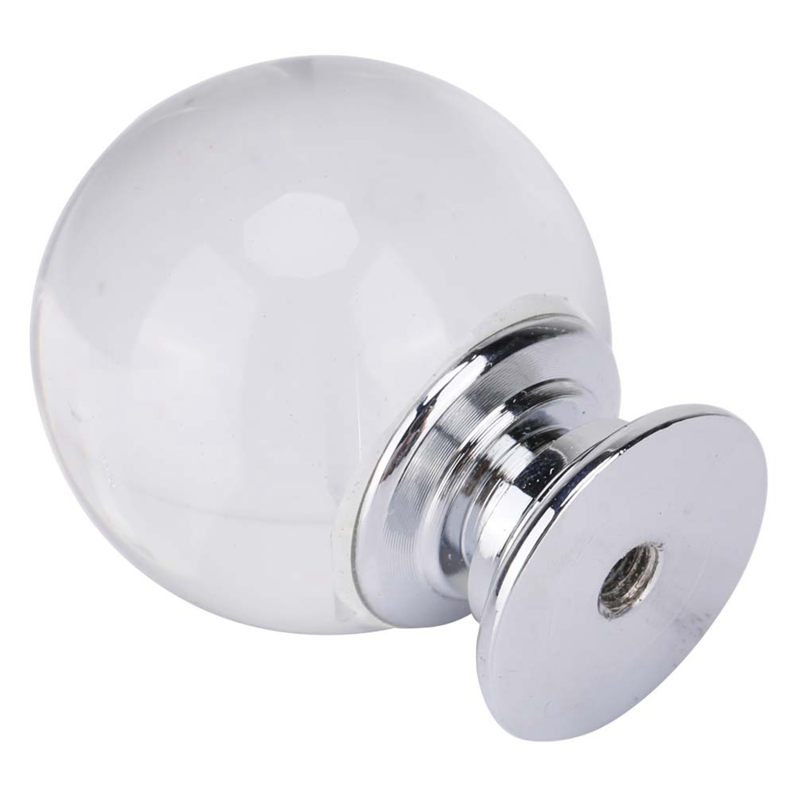 1 Stück 30 Mm Kugelförmiger Kristallglas-griff Für Schrank, Schublade Oder Kommoden