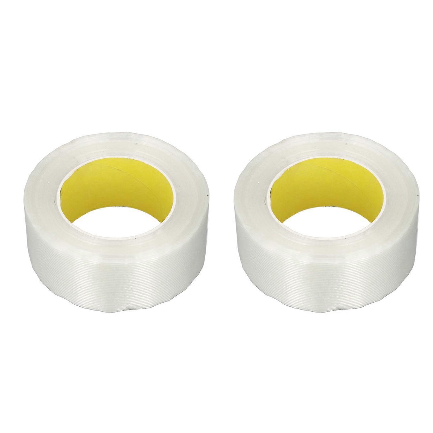 Stück Umreifungsband, 5 Cm Breit, 50 M Lang, Transparentes, Verstärktes Fiberglasband Für Möbelreparaturen, Hochbelastbar
