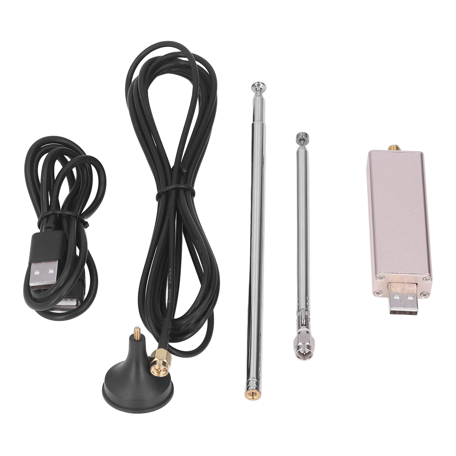 Rtl-sdr-usb-empfänger Rtl2832u R820t2 100 Khz–1,7 Ghz Vollband-elektronikkomponente