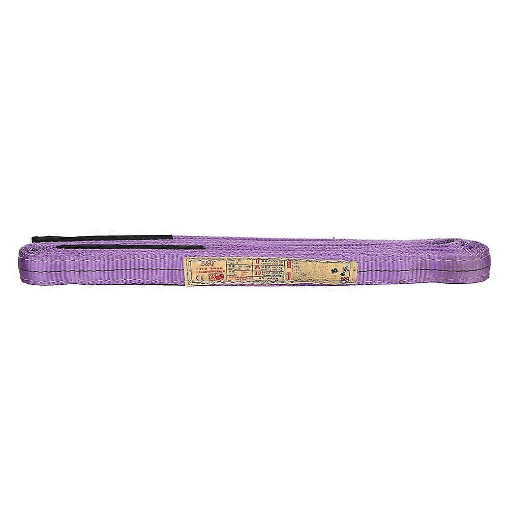 M X 30 Mm Polyester-hebegurt, Industriekran-hebegurt, Lila