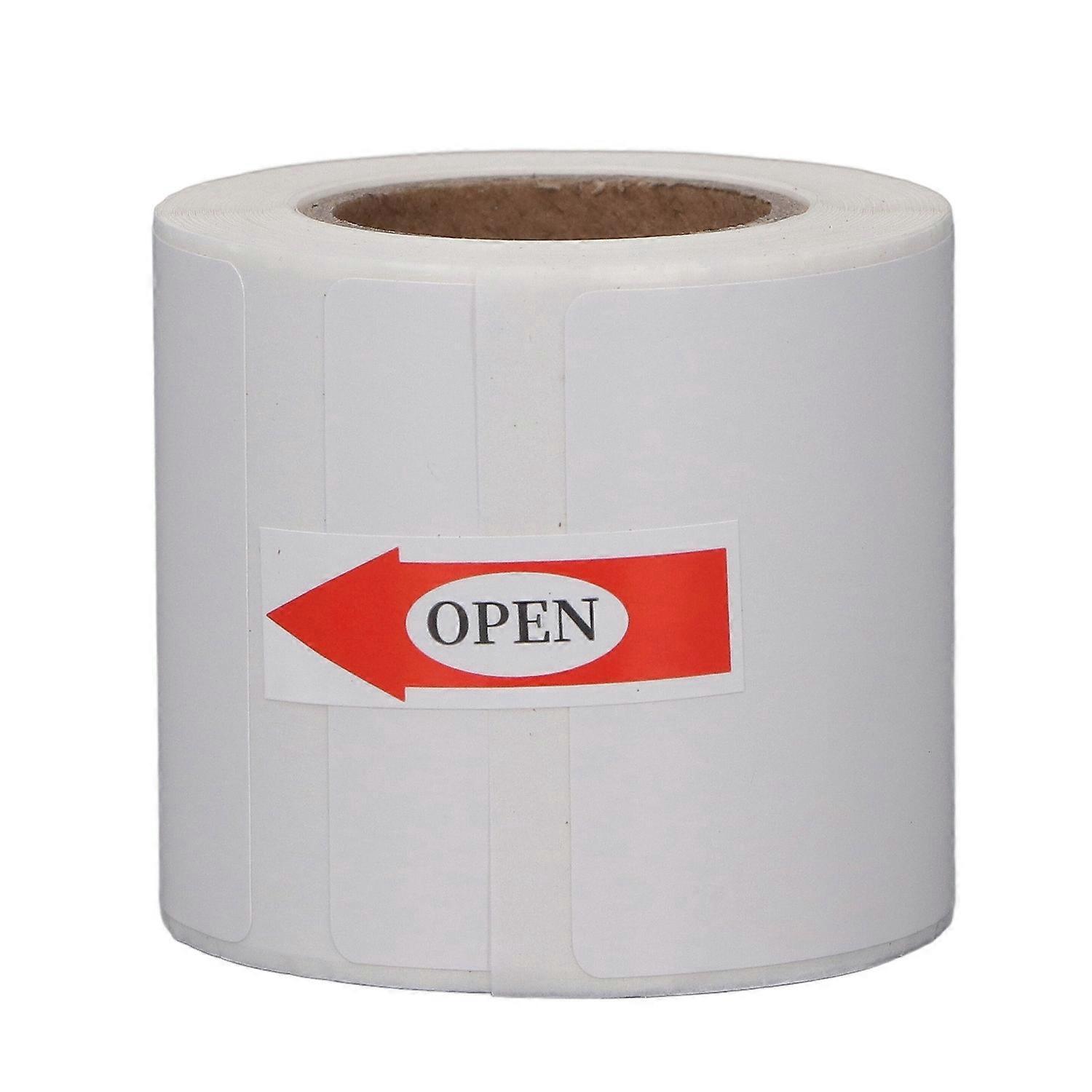 Thermopapierrolle, Wasserfest, Weiß, Leicht Beschreibbar, Tintenloses Druckpapier Mit Rückseitiger Klebefläche, 40 X 60 Mm, 125 Stück