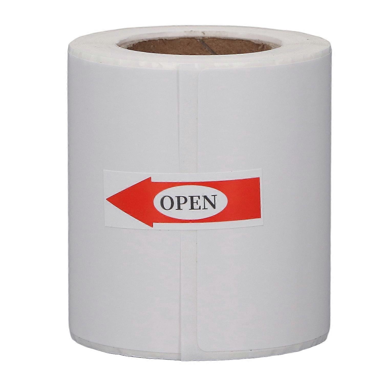 Thermopapierrolle, Wasserfest, Weiß, Leicht Beschreibbar, Tintenloses Druckpapier Mit Rückseitiger Klebefläche, 50 X 80 Mm, 100 Stück