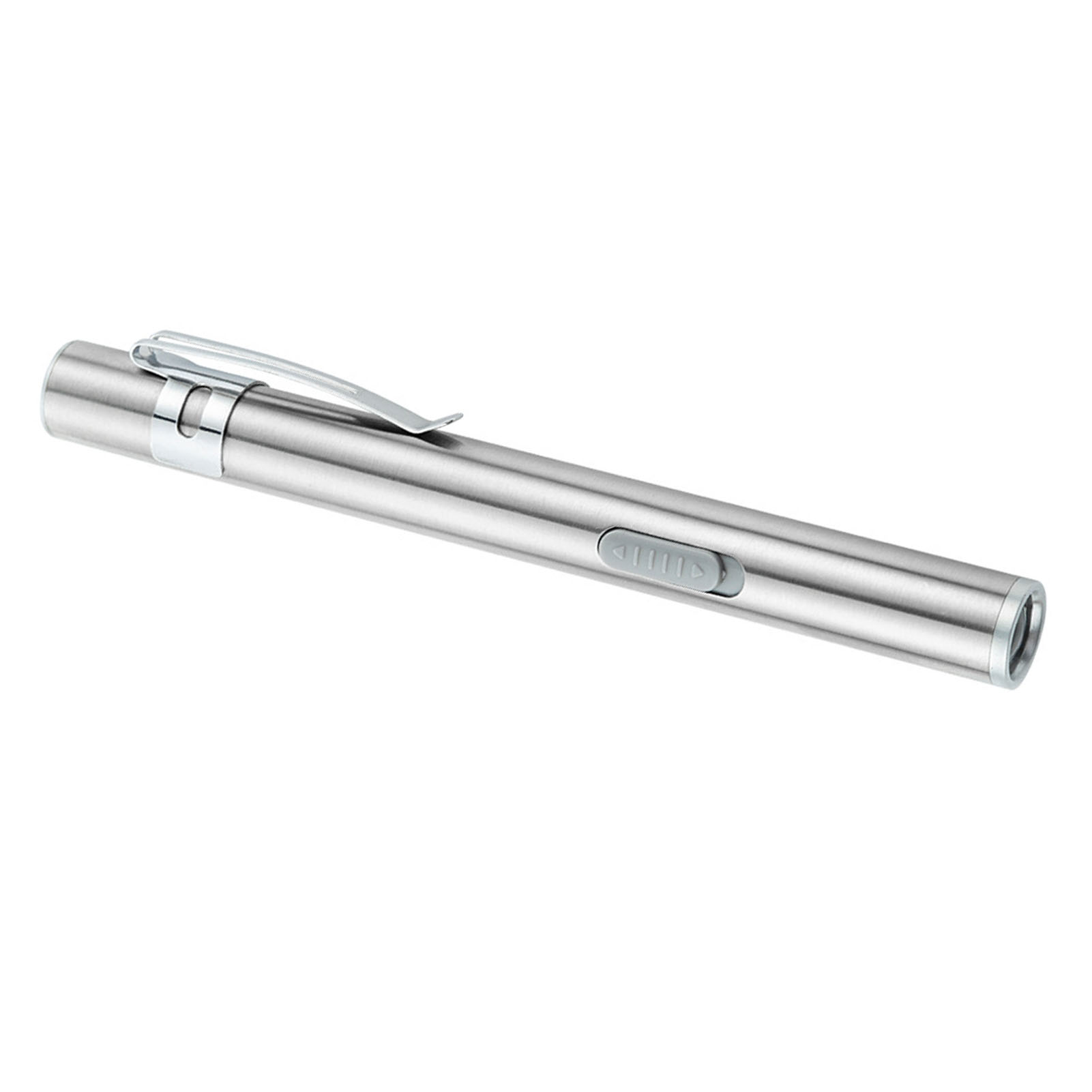 Led-taschenlampe Mit Usb-ladefunktion, Weißes Licht, Mini-stiftform Aus Edelstahl Für Den Außenbereich