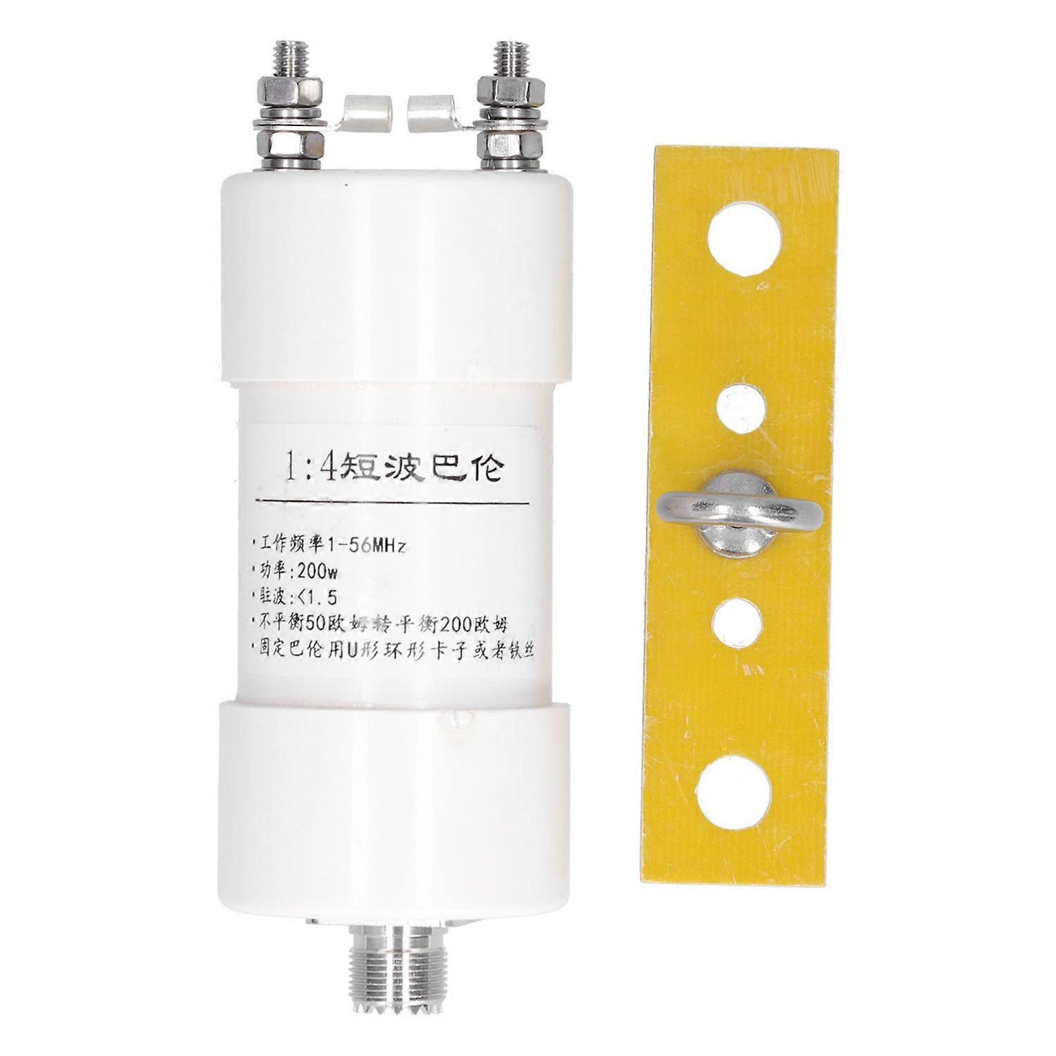1:4 Balun, Geeignet Für 156 Mhz, Für Winton Kurzwellenantenne 200 W, 50 Ω/200 Ω, Elektronikersatz