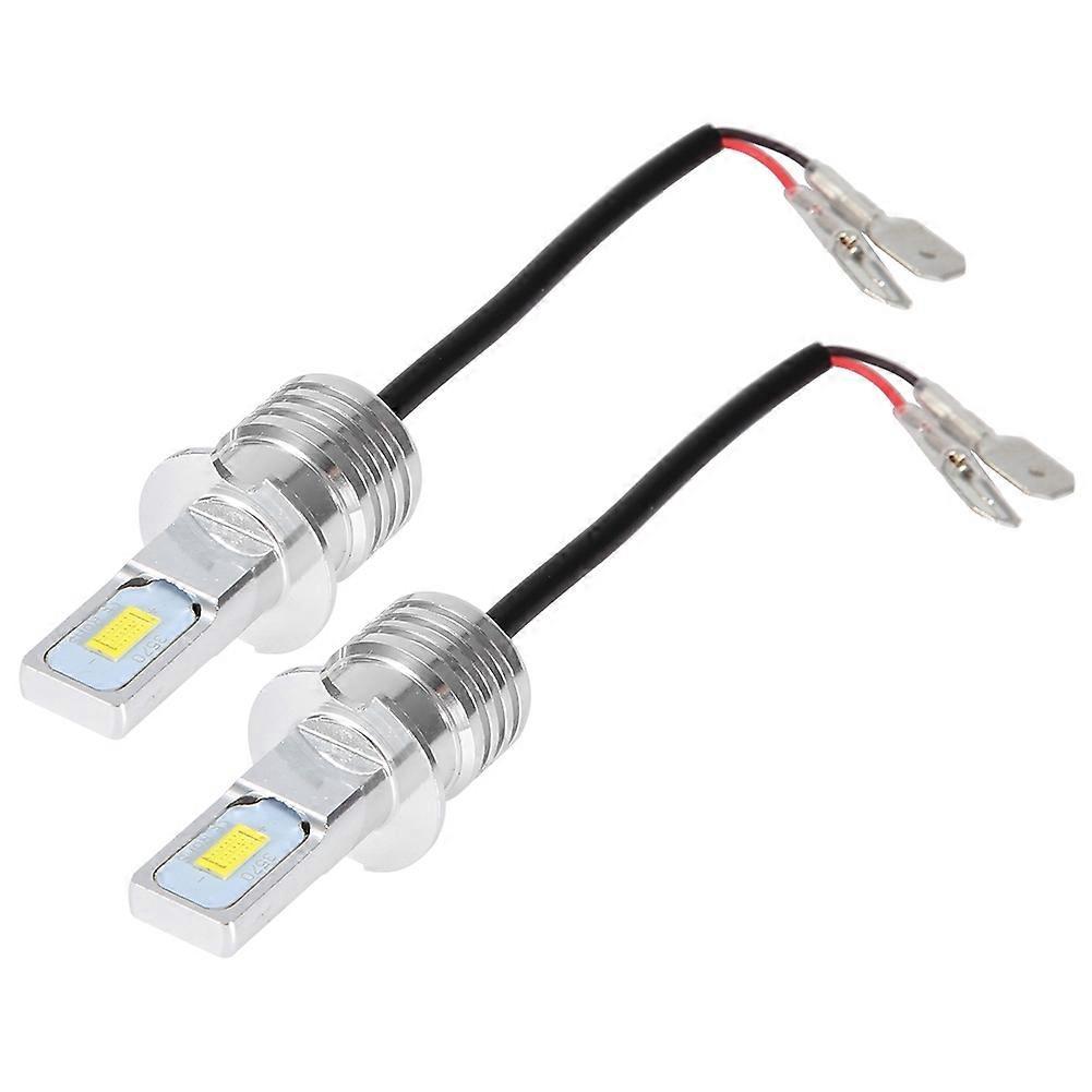 Stück H3 80w 8000k 12-24v Universal-zubehör Weiße Led-nebelscheinwerferbirne Mit Dekodierung