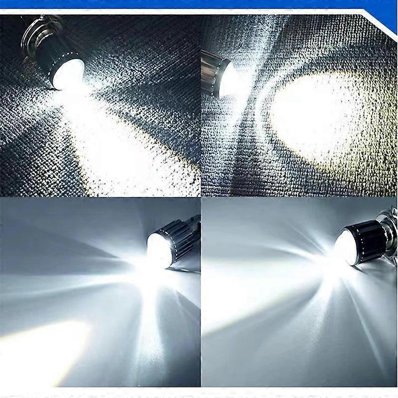 Led-rücklichtbirne Mit Hoher Helligkeit Und Energiesparfunktion Für Motorrad Und Roller, H4, Weiß/gelb