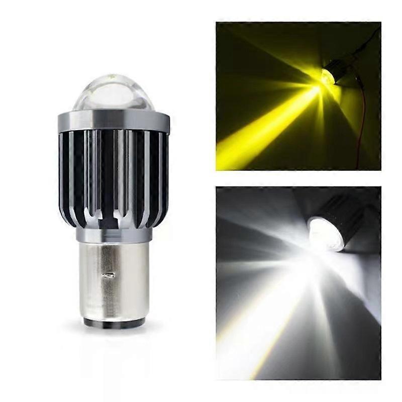 Led-rücklichtbirne Ba20d Weiß – Hohe Helligkeit, Energiesparend – Für Motorrad Und Roller