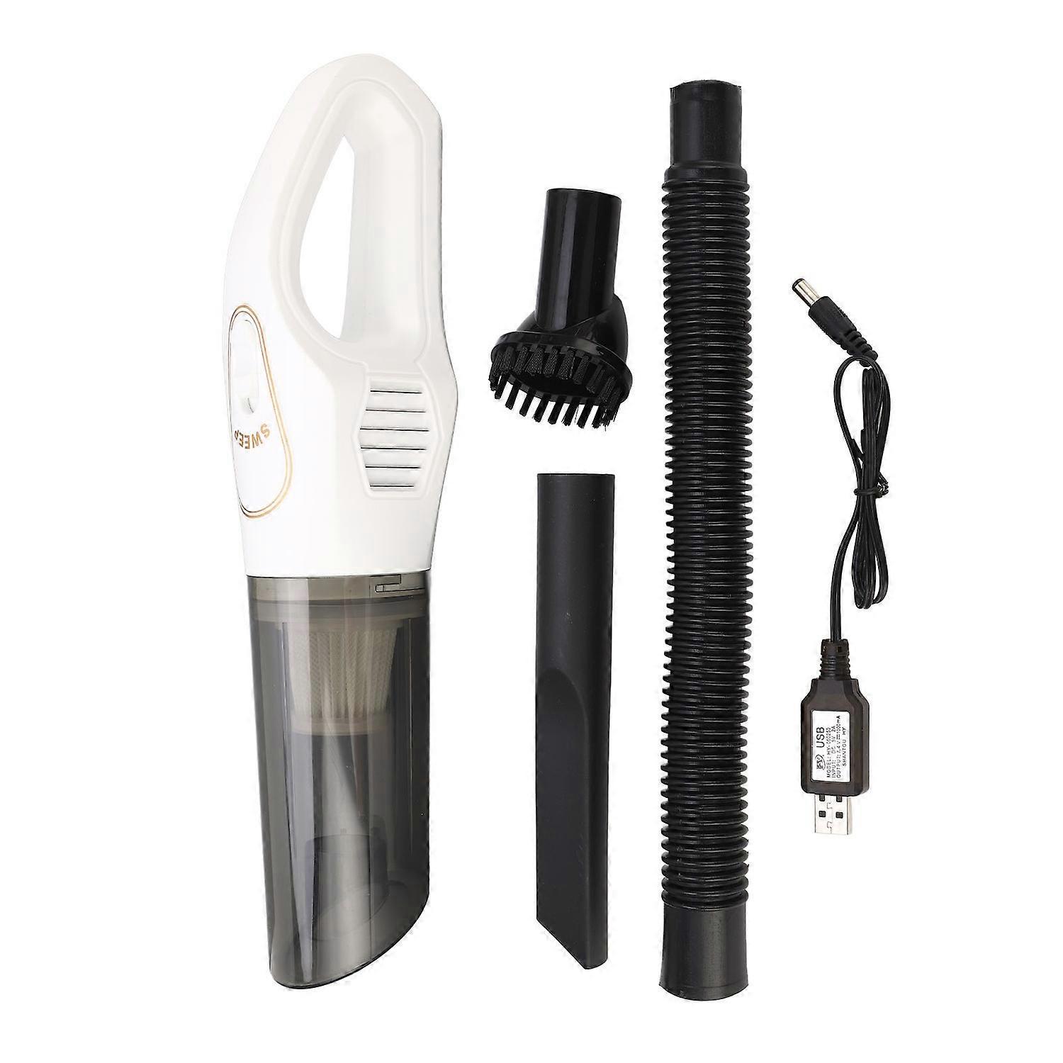 Akku-handstaubsauger 120 W, 10000 Pa, Usb-wiederaufladbar, Tragbar, Für Auto, Treppen Und Teppiche