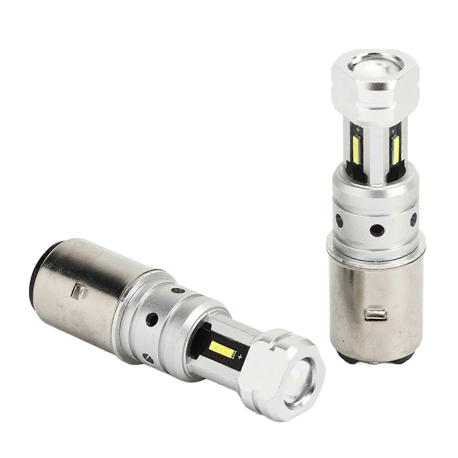 Stück Led-motorradscheinwerferlampen, Superhelle Led-lampen Als Ersatz Für Suzuki-scheinwerfer, Weißes Licht (6000 K).