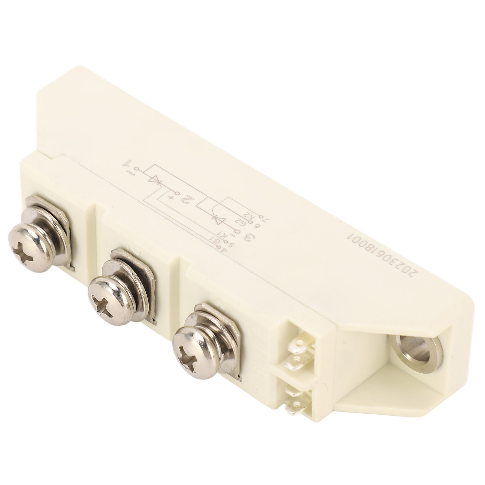 Weißes Diodenbrückengleichrichtermodul 1600 V 72 A 3 Anschlüsse