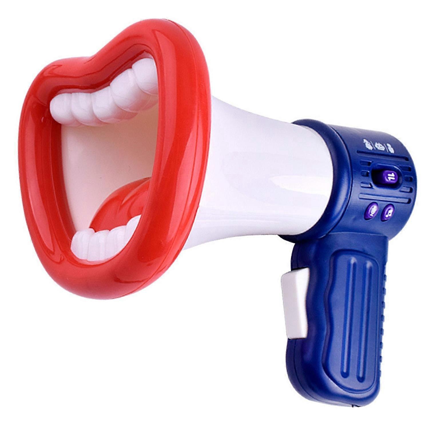 Stimmverzerrer-spielzeug Für Kinder, Weiß, Multifunktionales Abs-stimmverzerrer-horn-spielzeug Für Partys