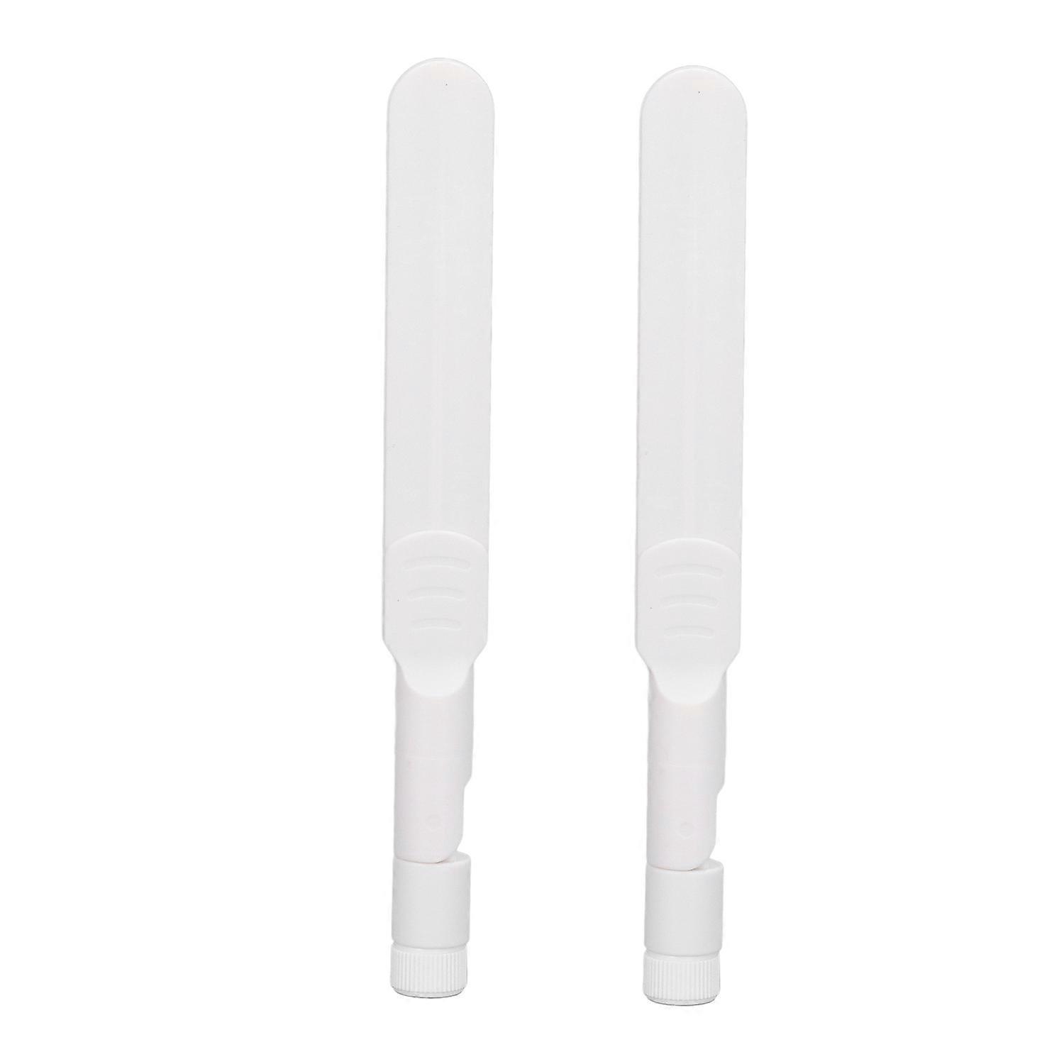 Stück Omnidirektionale Antennen 2,4 Ghz/5,8 Ghz 2-frequenz-wlan-router Sma-stecker Faltbar Klebestift Weiß