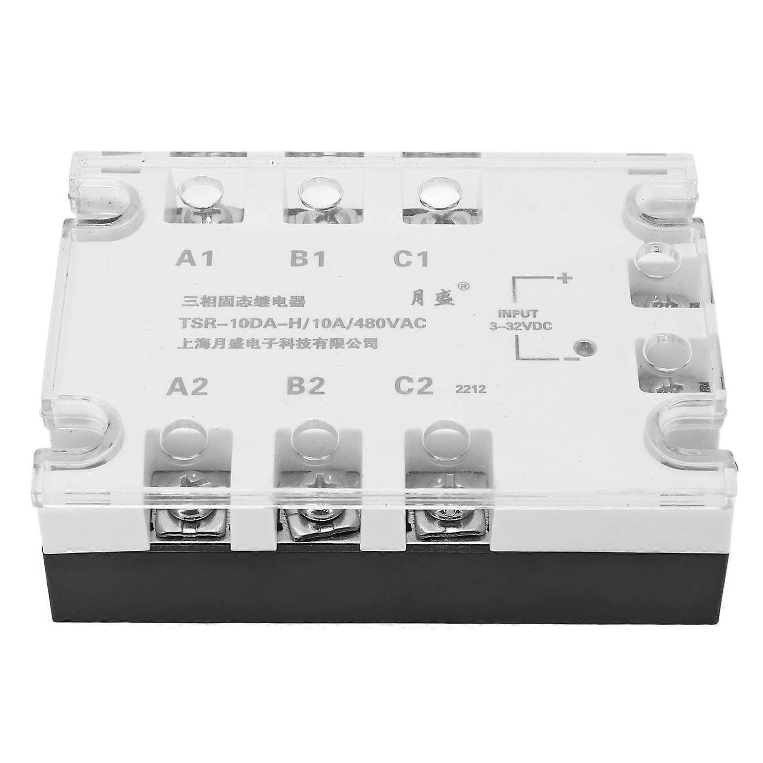 Dreiphasen-halbleiterrelais, Geräuschlos, Stoßfest, Zuverlässig, Dc/ac-wandler, 3–32 V Dc, 24 V