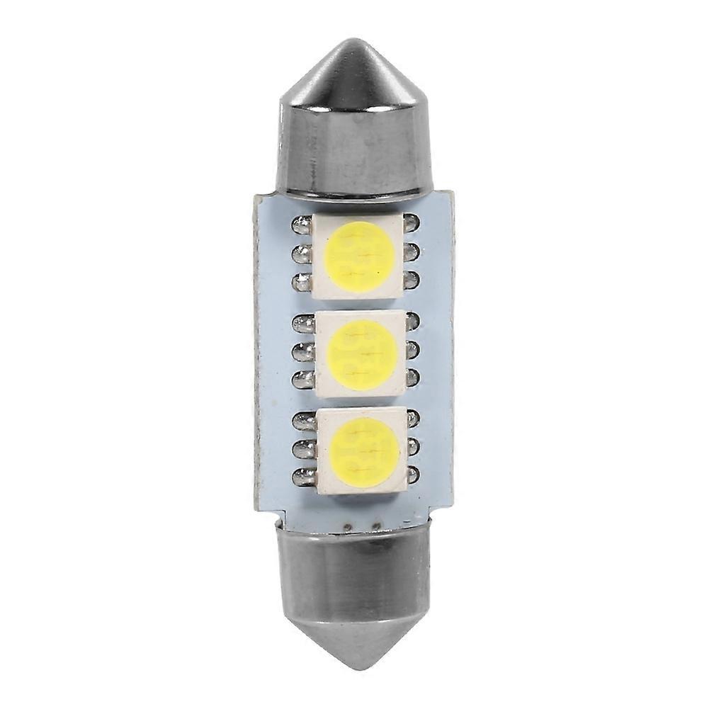 10 Stück 36 Mm 12 V 3 Smd 5050 Led-sofittenlampen Für Den Innenraum Von Autos, Weiß