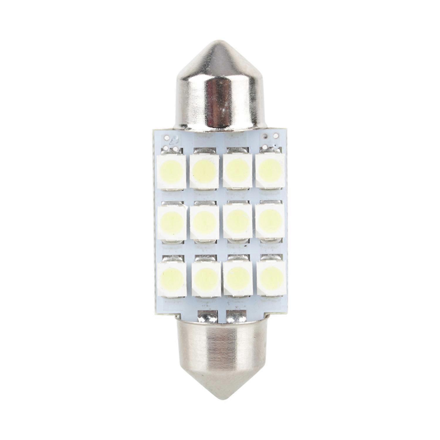 Weiße Led-autolampe 31 Mm Soffitte 12 Smd Innenraumleuchte De3175