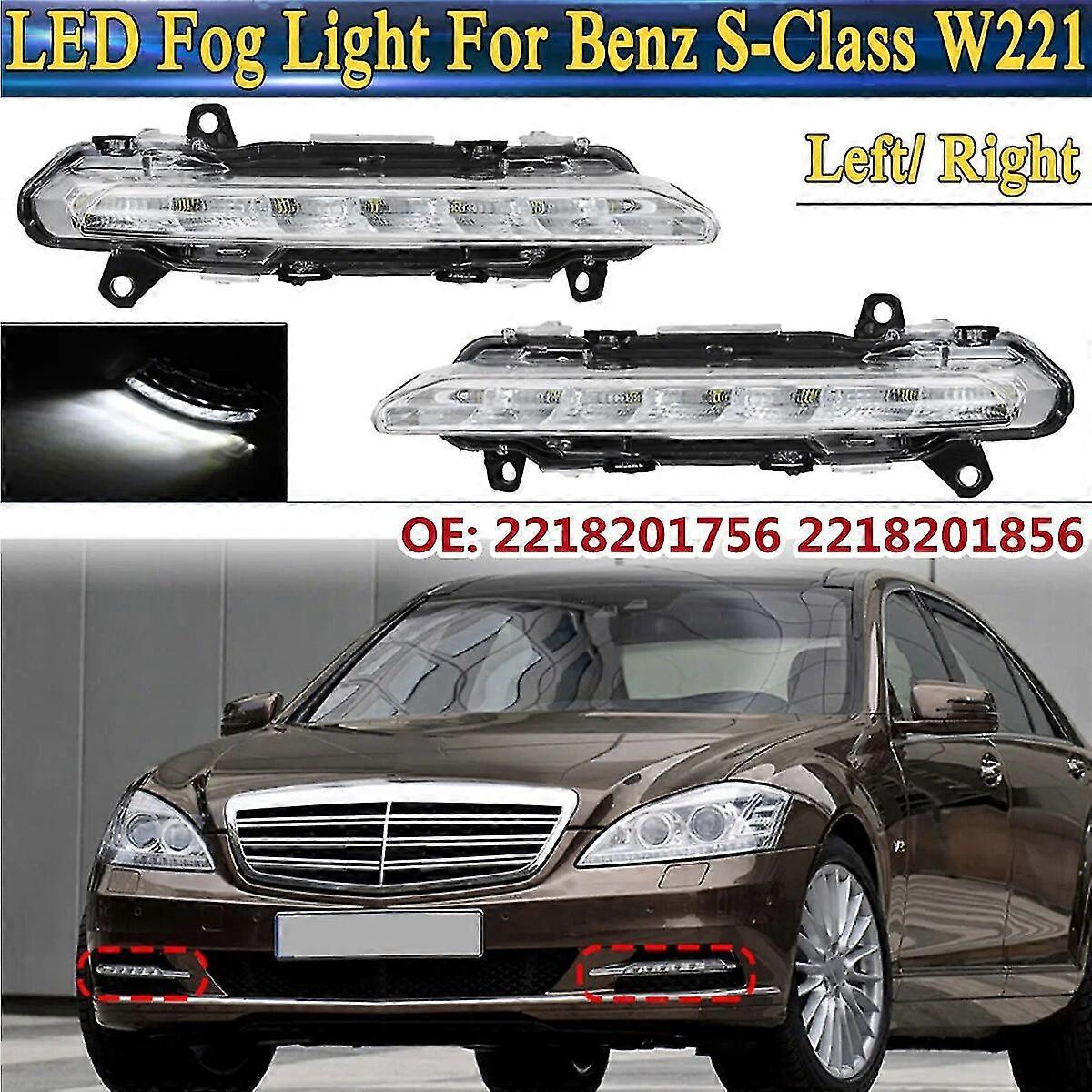L/ R Led-tagfahrlicht/nebelscheinwerfer Für Mercedes-benz S-klasse W221 S350 S450 C350 R350 Facelift 2009-2013