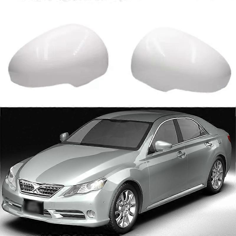 Für Toyota Mark X Prius Plus (09-20) Rückspiegelgehäuse – Weiß, Links