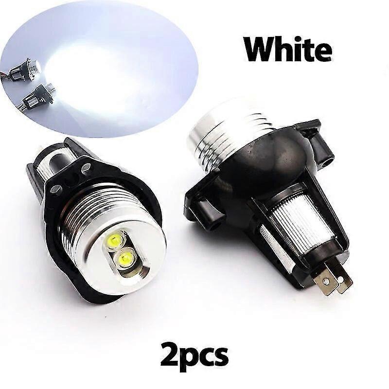 Fehlerfreie Led-angel-eyes-positionsleuchten Für Bmw E90 E91 (2005–2008), 20 W, Weiß, Rot, Gelb, Blau, Grün – Weiß