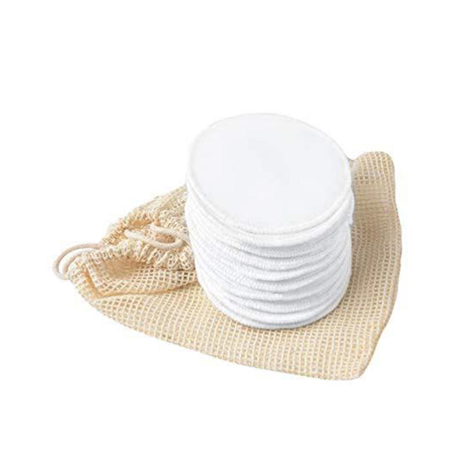 10 Wiederverwendbare Wattepads, Waschbare Make-up-entferner-pads, Gesichtsreinigungstücher & Gesichtswasser