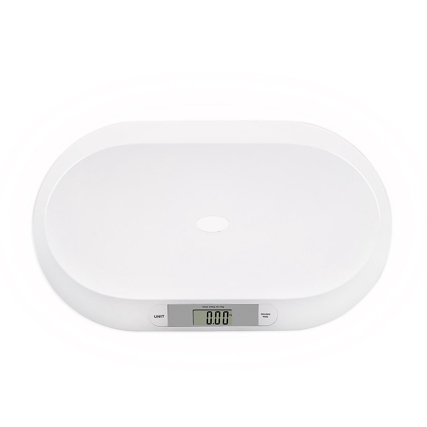 Digitale Babywaage Für Säuglinge Bis 20 Kg/44 Lb Mit Lcd-display (2-teilig)