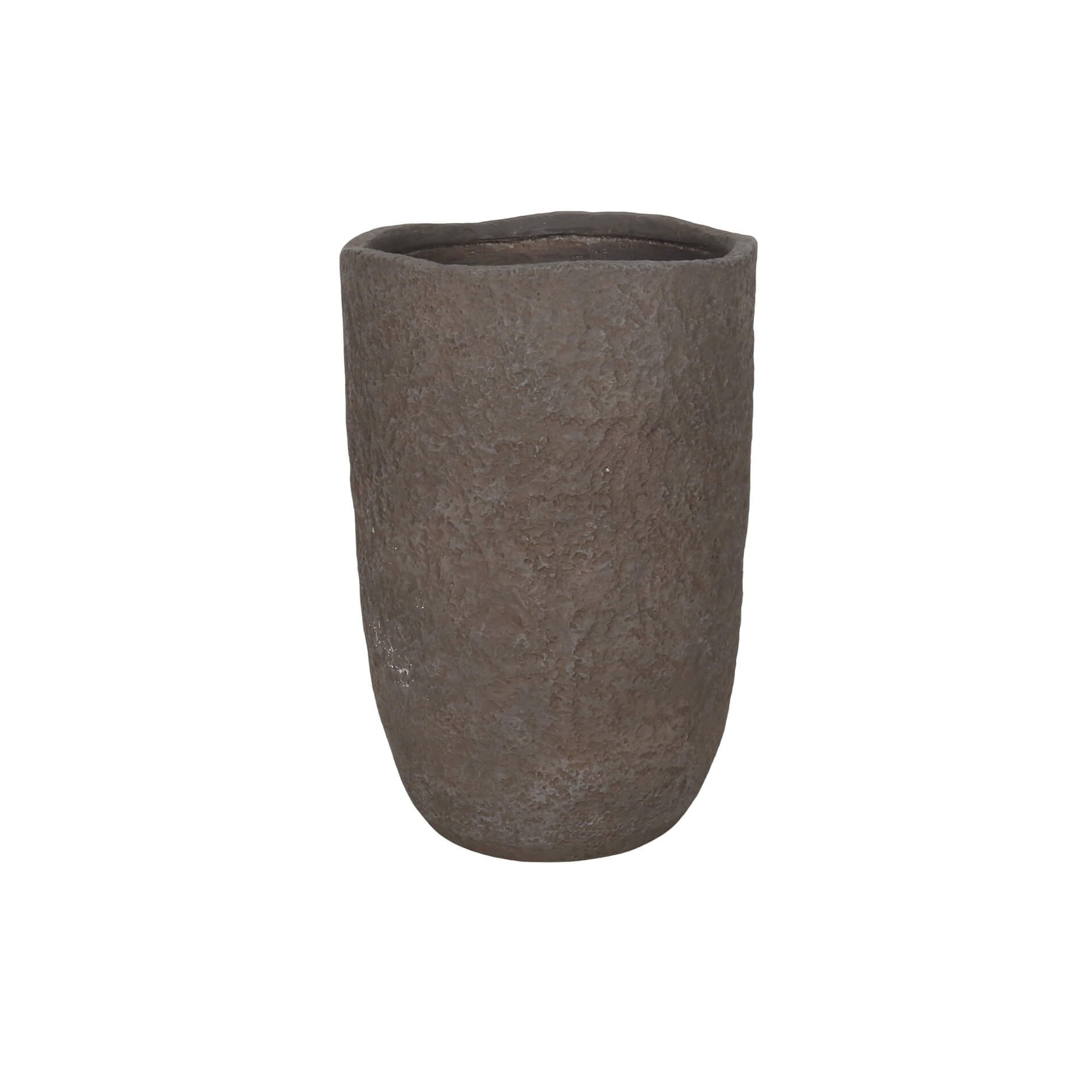 Zimmerpflanzentopf Rebecca Mobili Petalyn 55,5x36,5x36,5 Braunes Magnesiumoxid Modern