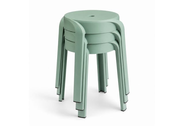 Hocker Grün 45m Stapelbar-lf7000050-grün