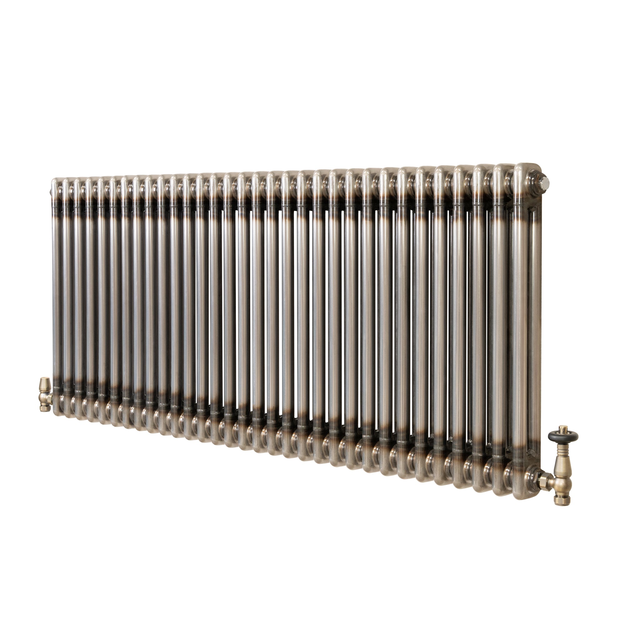 Klassischer 2-säulen-heizkörper Mit Trv – 600 X 1460 Mm -