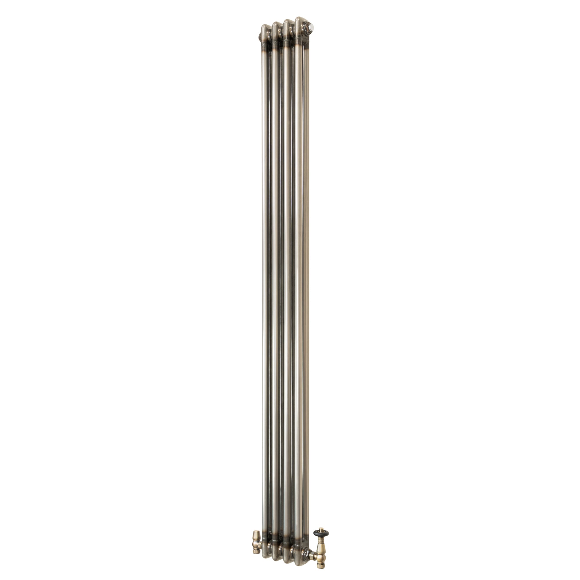 Klassischer 2-säulen-heizkörper Mit Trv – 1800 X 200 Mm -