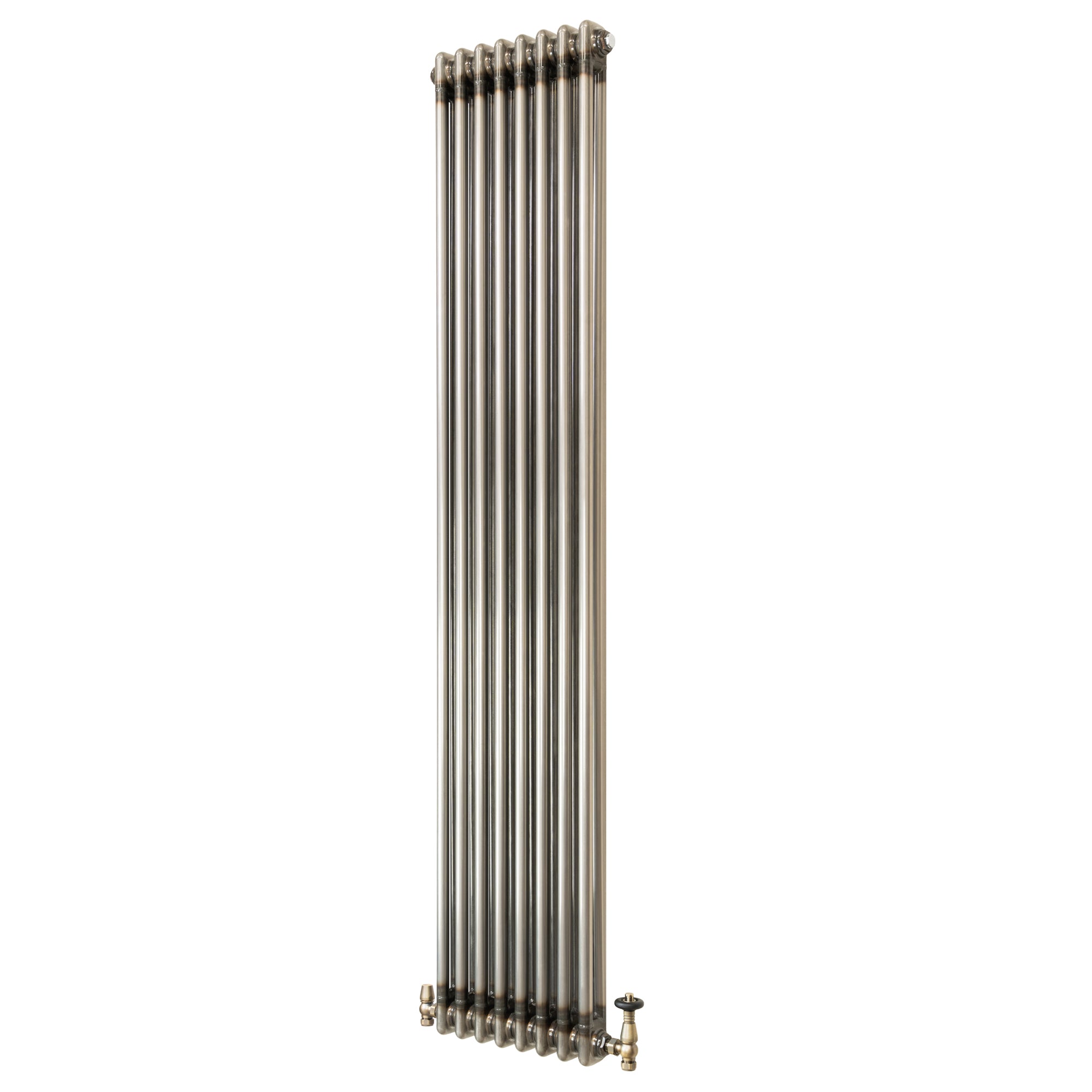 Klassischer 2-säulen-heizkörper Mit Trv – 1800 X 380 Mm -