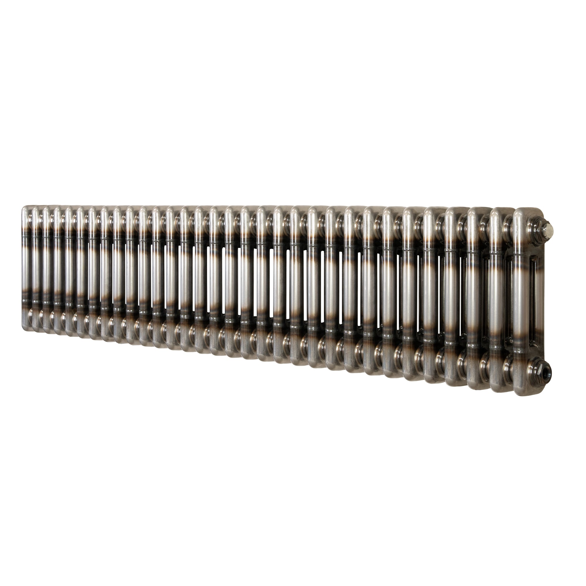 Klassischer 2-säulen-heizkörper – 300 X 1460 Mm - Rohmetall