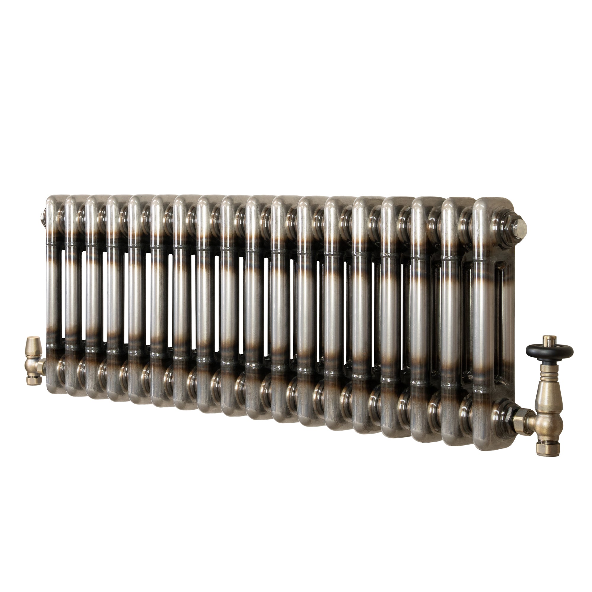 Klassischer 2-säulen-heizkörper Mit Trv – 600 X 830 Mm -