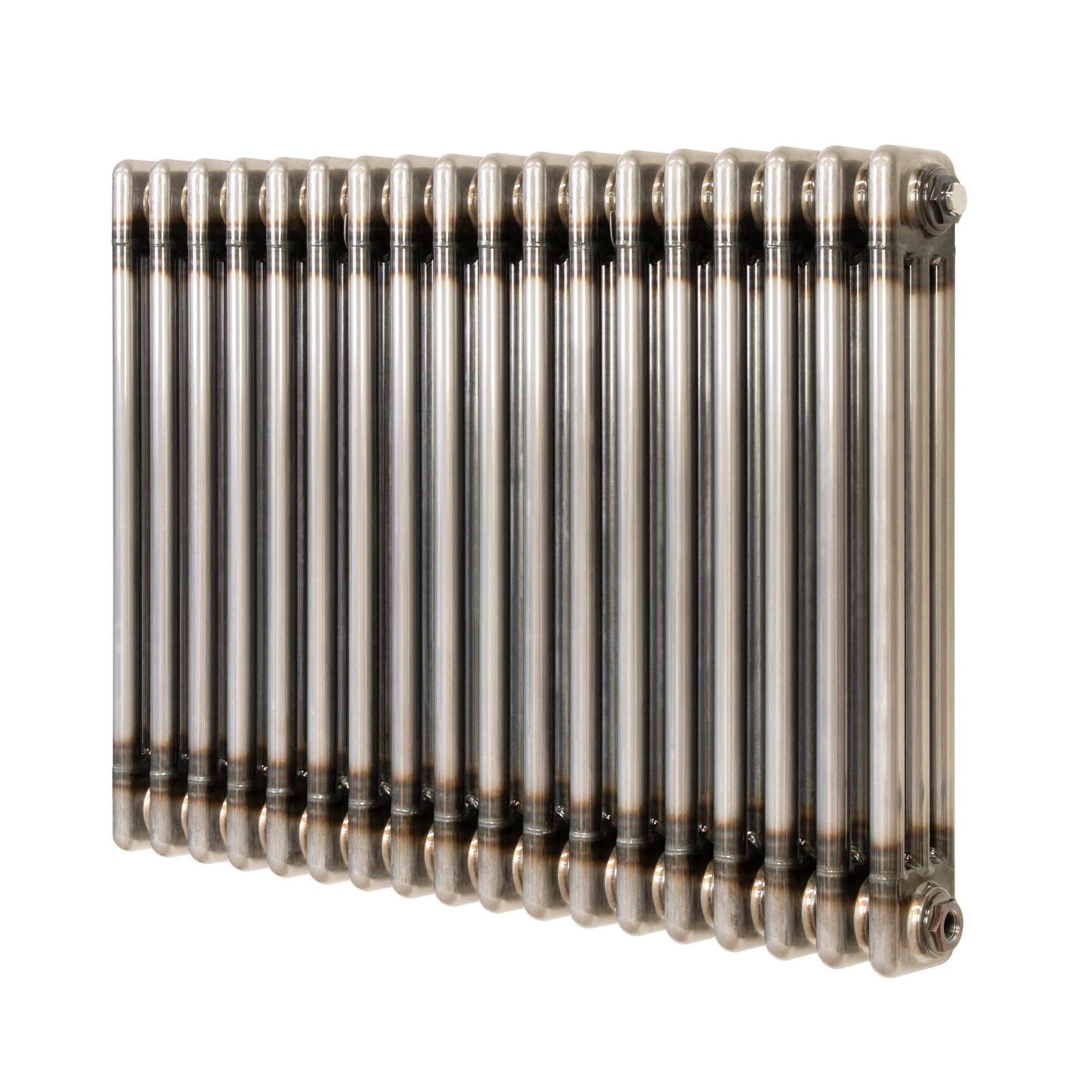 Klassischer 3-säulen-heizkörper – 600 X 830 Mm - Rohmetall