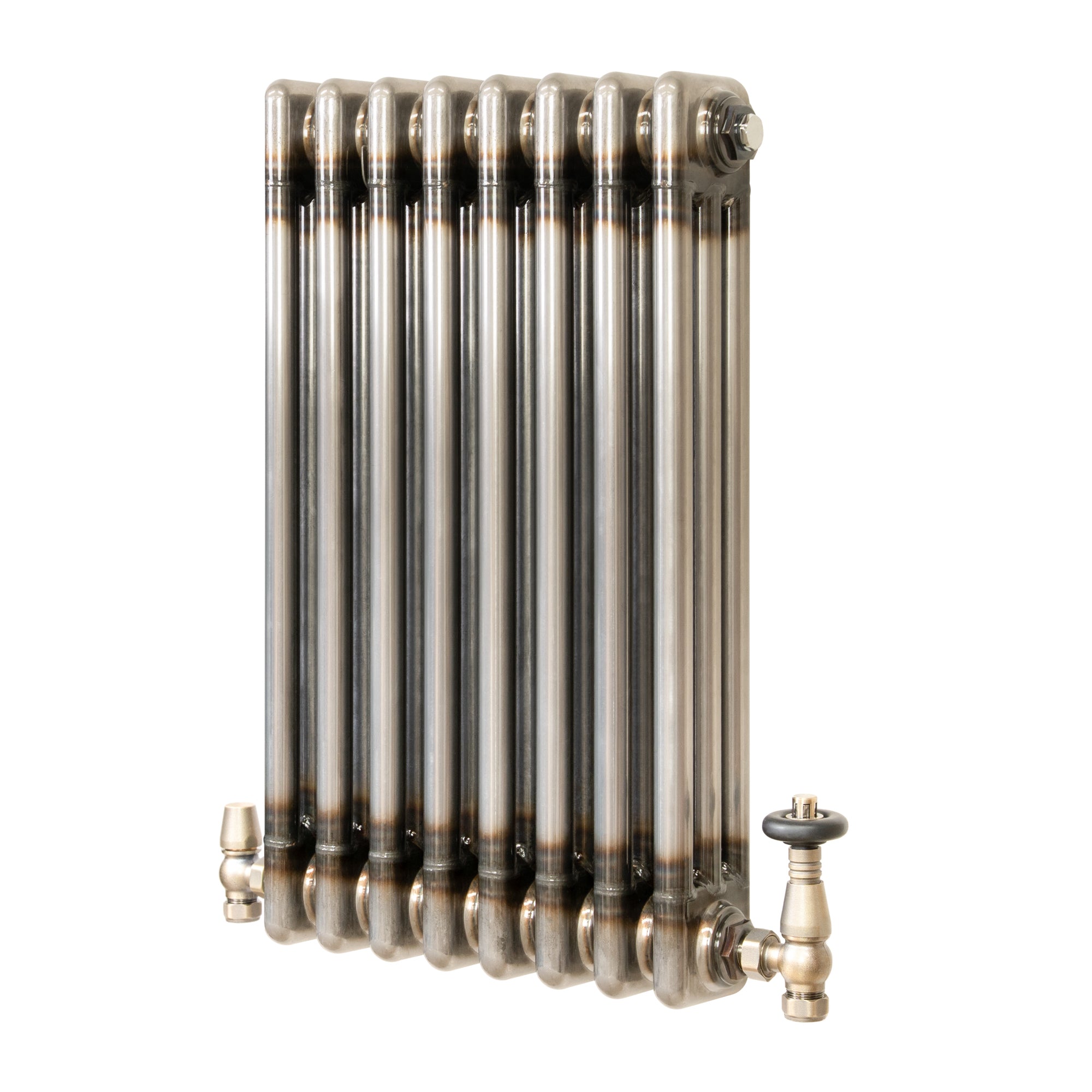 Klassischer 3-säulen-heizkörper Mit Trv – 600 X 425 Mm -