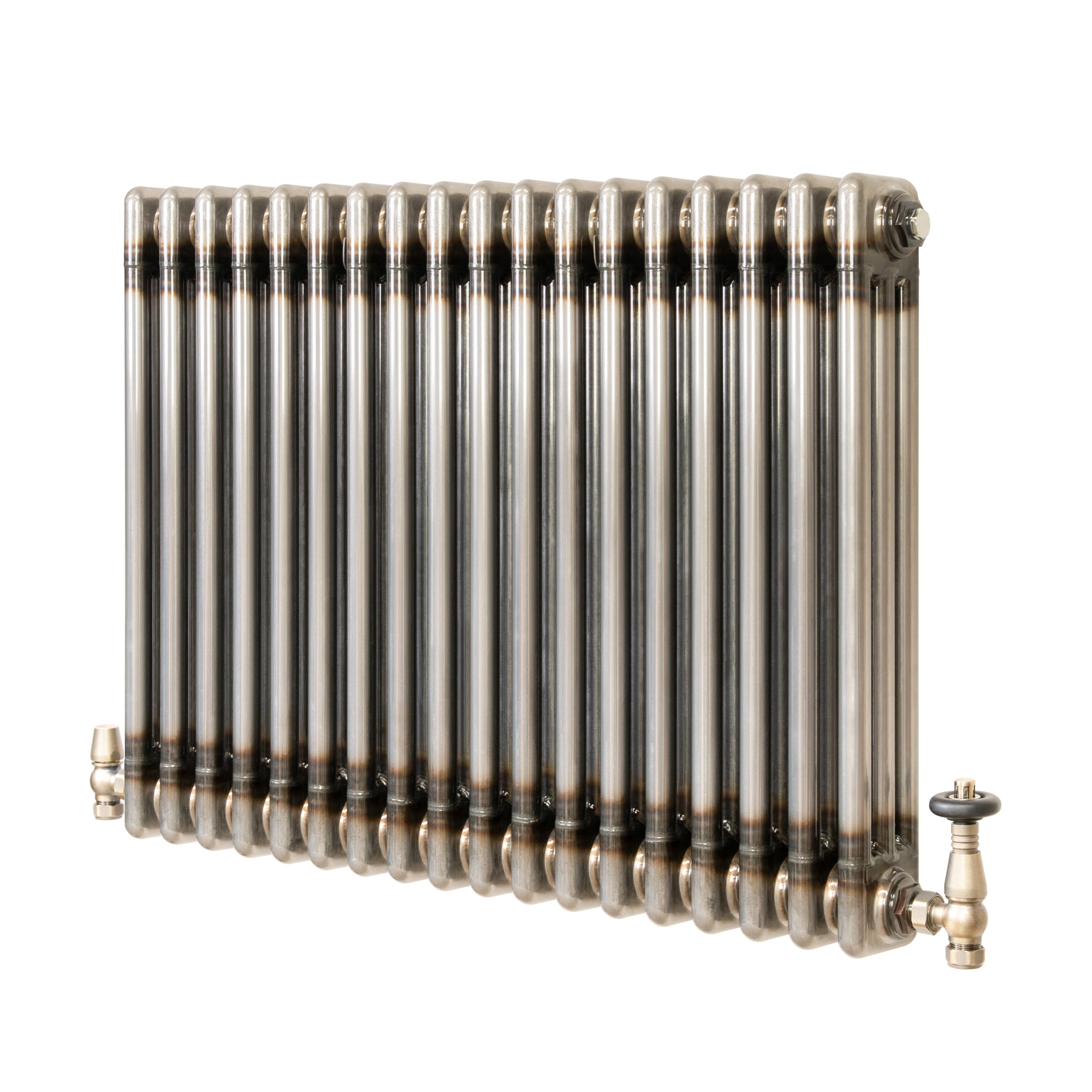 Klassischer 3-säulen-heizkörper Mit Trv – 600 X 830 Mm -