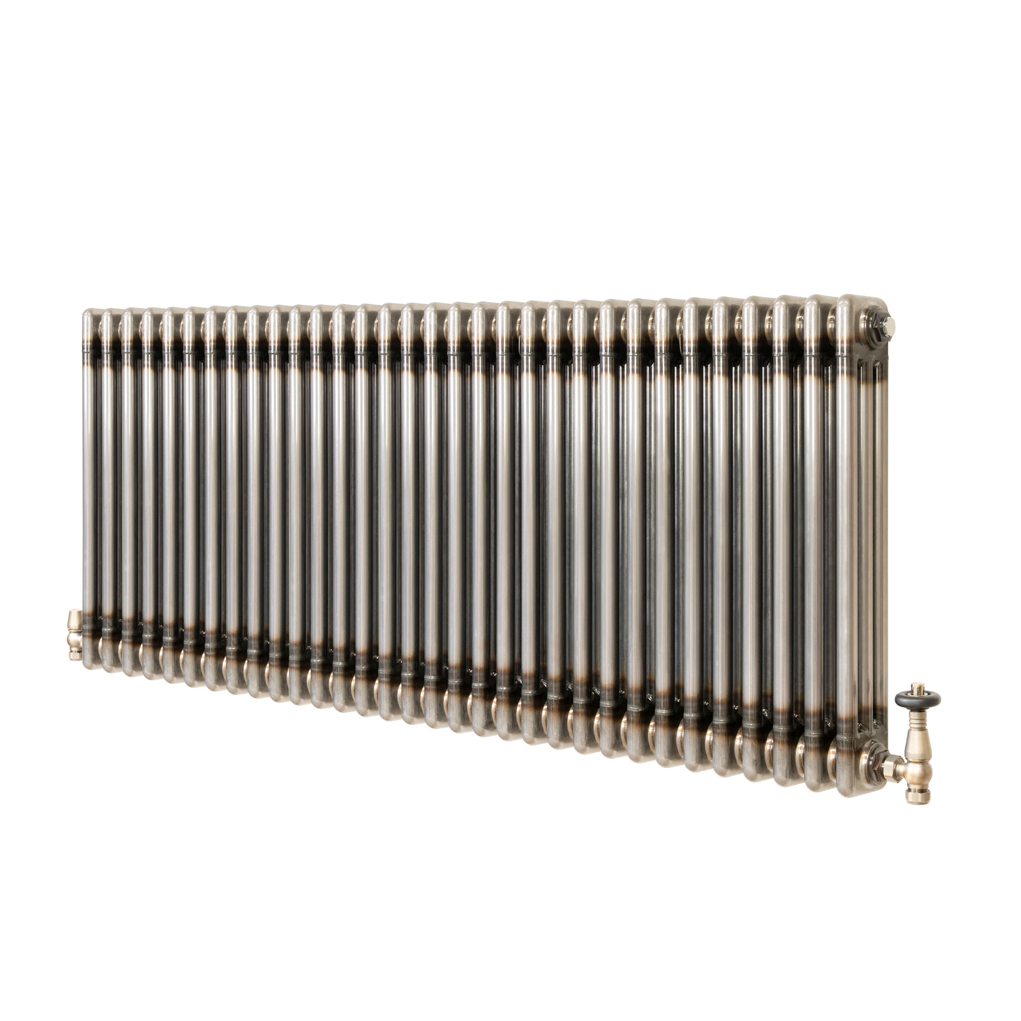 Klassischer 3-säulen-heizkörper Mit Trv – 600 X 1460 Mm -